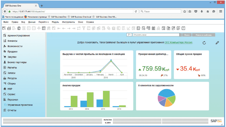 Облачный SAP Business One