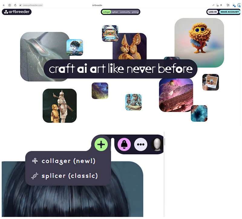Нейросеть Artbreeder