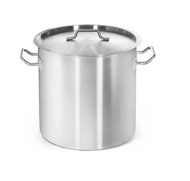 Кастрюля молочная металлическая цельнотянутая с двойным дном, 25 л 