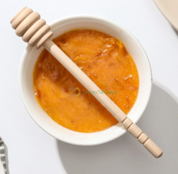 Деревянная ложка для отбора меда 