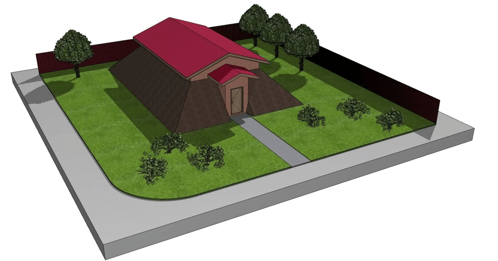 Макет зимовника 