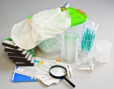 Набор для оценки качества воды пресного водоема методом биоиндикации 