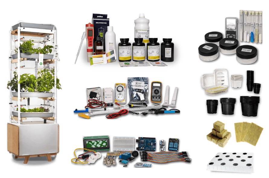 Комплект лабораторного оборудования «Типы почв и рост растений» 